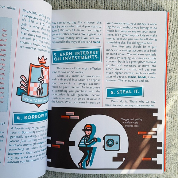 NEW How To Turn $100 Into $1,000,000 Paperback Kids Earn Save Invest Book - Picture 6 of 8